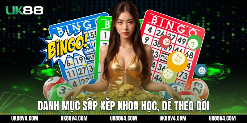 Xổ Số UK88 Trực Tuyến Ổn Định, Minh Bạch Và Nhất Quán Danh mục sắp xếp khoa học, dễ theo dõi