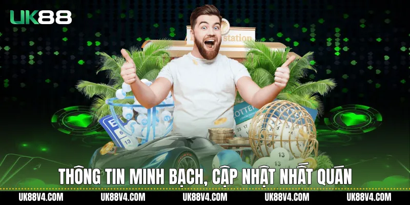Xổ Số UK88 Trực Tuyến Ổn Định, Minh Bạch Và Nhất Quán Thông tin minh bạch, cập nhật nhất quán
